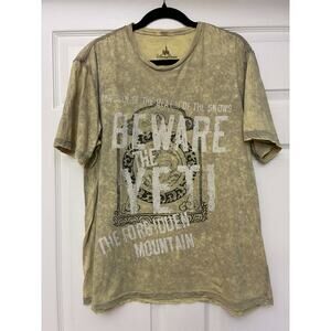 Disney Parks Expedition Everest T-Shirt Men's 2XL Yeti Ride Graphic Tee